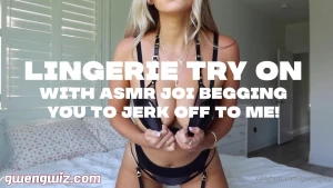 GwenGwiz ASMR JOI Try On Onlyfans Video Leaked 92134