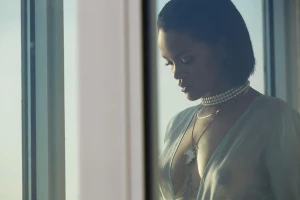 Rihanna Bikini Sheer Robe Nip Slip Photos Leaked 93661