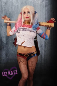 Liz Katz Nude Harley Quinn Cosplay Onlyfans Set Leaked 95551