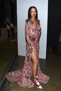 Rihanna Nude Sheer See Through Dress Nip Slip Photos Leaked 96236