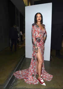 Rihanna Nude Sheer See Through Dress Nip Slip Photos Leaked 96243