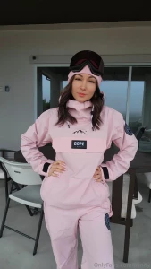 Alinity Nude Snowboard Outfit Strip PPV Onlyfans Set Leaked 9948