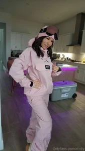 Alinity Nude Snowboard Outfit Strip PPV Onlyfans Set Leaked 9954