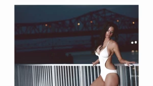 Erin Olash White Swimsuit Photoshoot BTS Video Leaked 97305