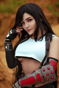 Kalinka Fox Nude Tifa Lockhart Cosplay Patreon Set Leaked 97913