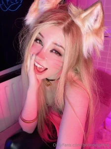 Belle Delphine Cum Facial Ahri Cosplay Onlyfans Set Leaked 1035