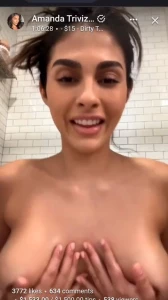 Amanda Trivizas Nude Shower OnlyFans Livestream Leaked 10109