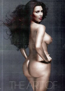 Kim Kardashian Nude Body Paint Photoshoot Leaked 100806