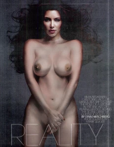 Kim Kardashian Nude Body Paint Photoshoot Leaked 100807