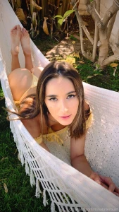 Natalie Roush Yellow See Through Top Onlyfans Set Leaked 102491