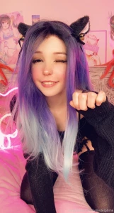 Belle Delphine Nude Purple Hair Kitten Onlyfans Set Leaked 112970