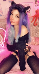 Belle Delphine Nude Purple Hair Kitten Onlyfans Set Leaked 112980