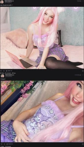 Belle Delphine Nude Purple Skirt Onlyfans Set Leaked 113489