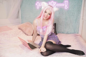 Belle Delphine Nude Purple Skirt Onlyfans Set Leaked 113504