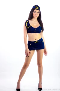 Mikaela Pascal Sexy Flight Attendant Onlyfans Set Leaked 115265