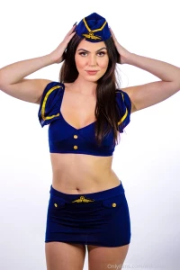 Mikaela Pascal Sexy Flight Attendant Onlyfans Set Leaked 115278