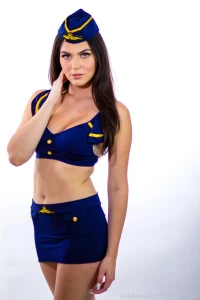 Mikaela Pascal Sexy Flight Attendant Onlyfans Set Leaked 115283