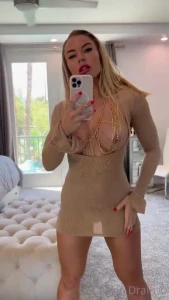 Lauren Drain See-Through Dress Strip OnlyFans Video Leaked 11493