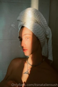 Natalie Roush Nude Shower Towel Tease Onlyfans Set Leaked 11581
