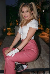 Dinglederper Pink Leatherpants Onlyfans Set 120181