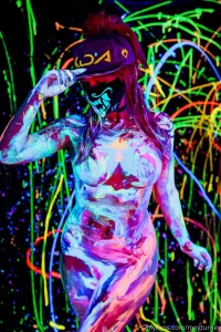 Meg Turney Akali Bodypaint Onlyfans Cosplay 120492