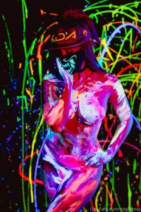 Meg Turney Akali Bodypaint Onlyfans Cosplay 120505