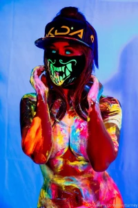 Meg Turney Akali Bodypaint Onlyfans Cosplay 120508