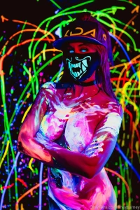 Meg Turney Akali Bodypaint Onlyfans Cosplay 120510