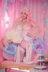 Meg Turney Nude Pussy Pink Corset Onlyfans Set Leaked 12429