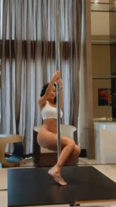 Malu Trevejo G-String Stripper Pole Dancing Onlyfans Video Leaked 128581