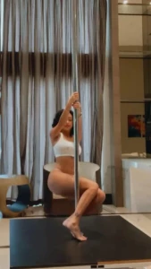 Malu Trevejo G-String Stripper Pole Dancing Onlyfans Video Leaked 128583