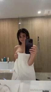 Megnutt02 Nude Topless Bathroom Selfie OnlyFans Video Leaked 129453