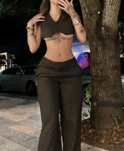 Malu Trevejo Sexy Underboob Outfit Onlyfans Set Leaked