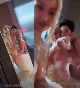 Tana Mongeau Nude Bathtub Threesome OnlyFans Video Leaked