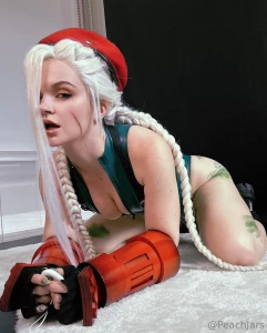 PeachJars Pussy Latex Cammy Cosplay Onlyfans Set Leaked 129929
