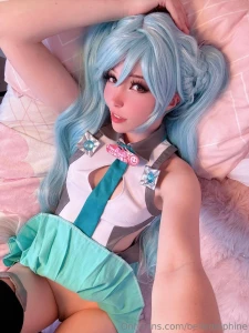 Belle Delphine Nude Miku Cosplay Onlyfans Set Leaked 131530